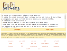 Tablet Screenshot of papi-pervers.com